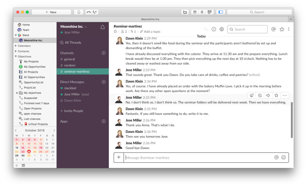 closing work slack channels employees remote