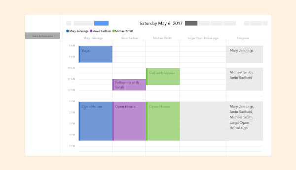 Vorschau: Neue Kalenderansicht für Benutzer- & Ressourcen