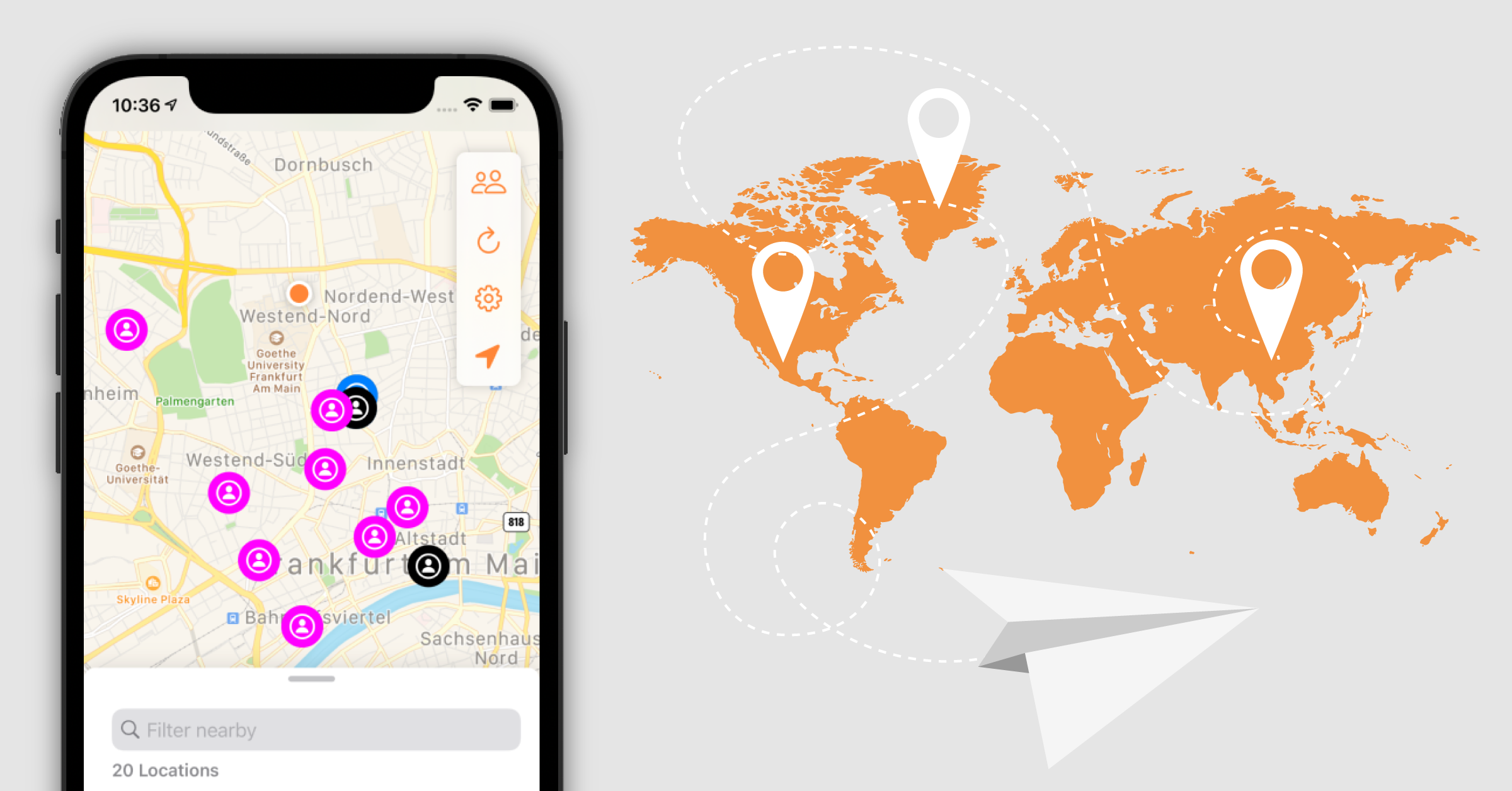 Jetzt neu im App Store: Maps4CRM