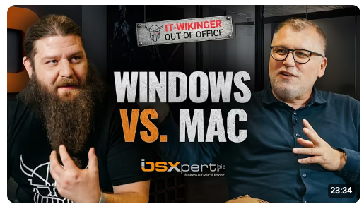 Apple Mac versus Windows PC im Office Alltag